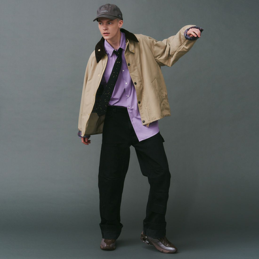 Barbour [バブアー] 別注 中綿入り TRANSPORT トランスポートジャケット [MCAS205-JF] GREIGE