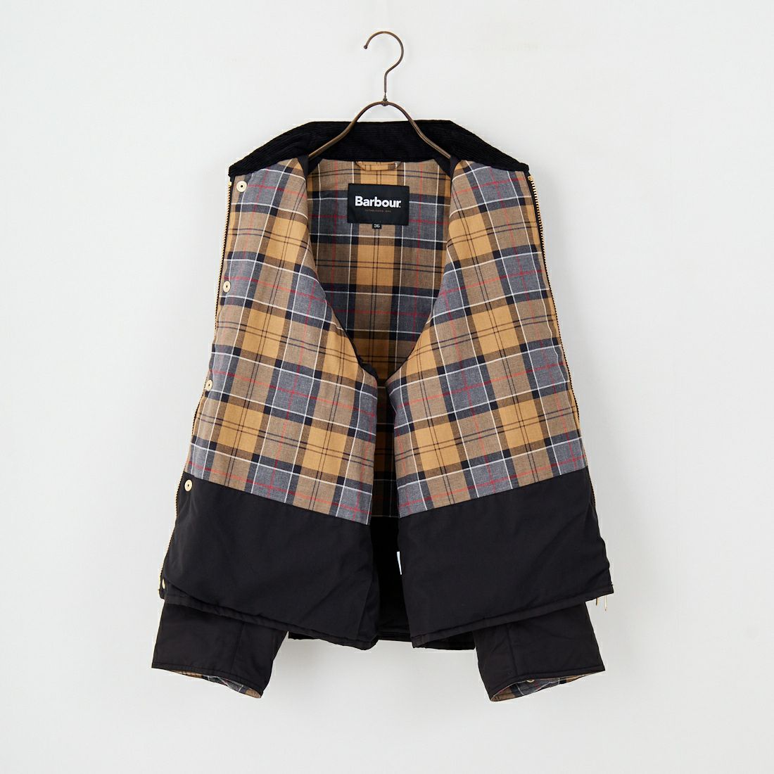 Barbour [バブアー] 別注 中綿入り TRANSPORT トランスポートジャケット [MCAS205-JF] BLACK