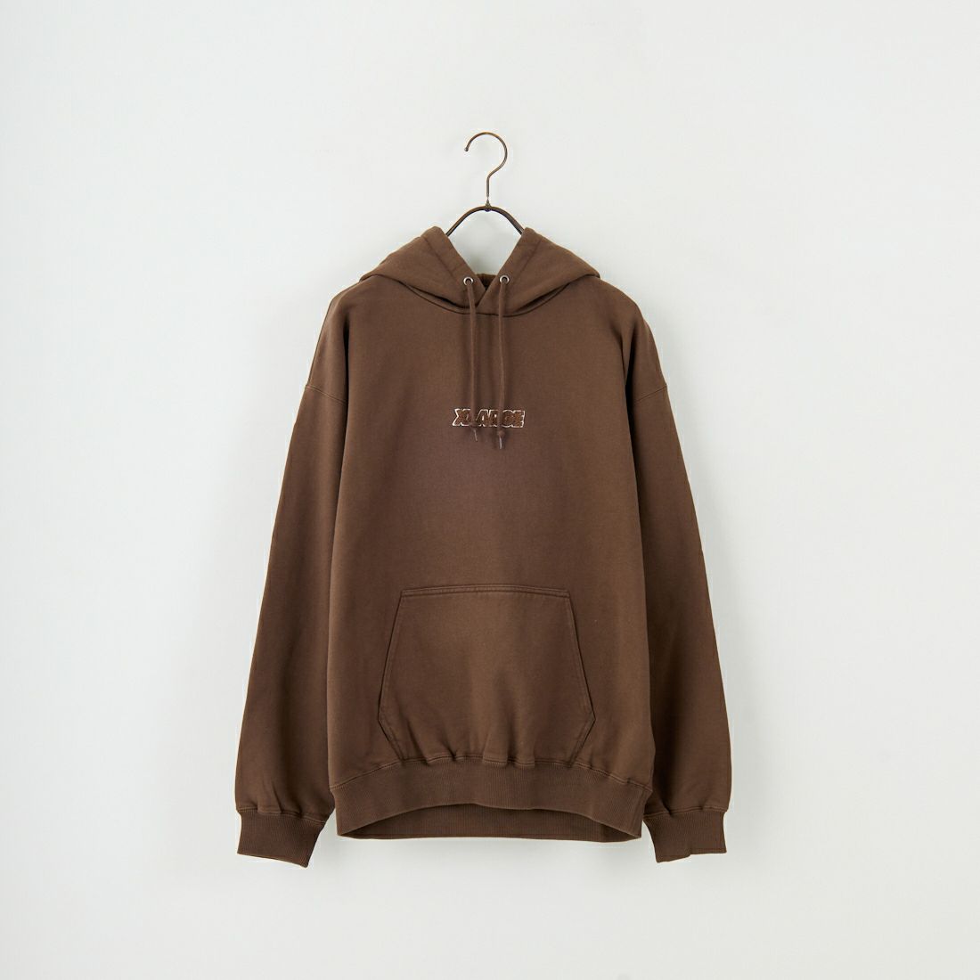XLARGE [エクストララージ] スランテッドOG フーデッドスウェット [101253012003] BROWN