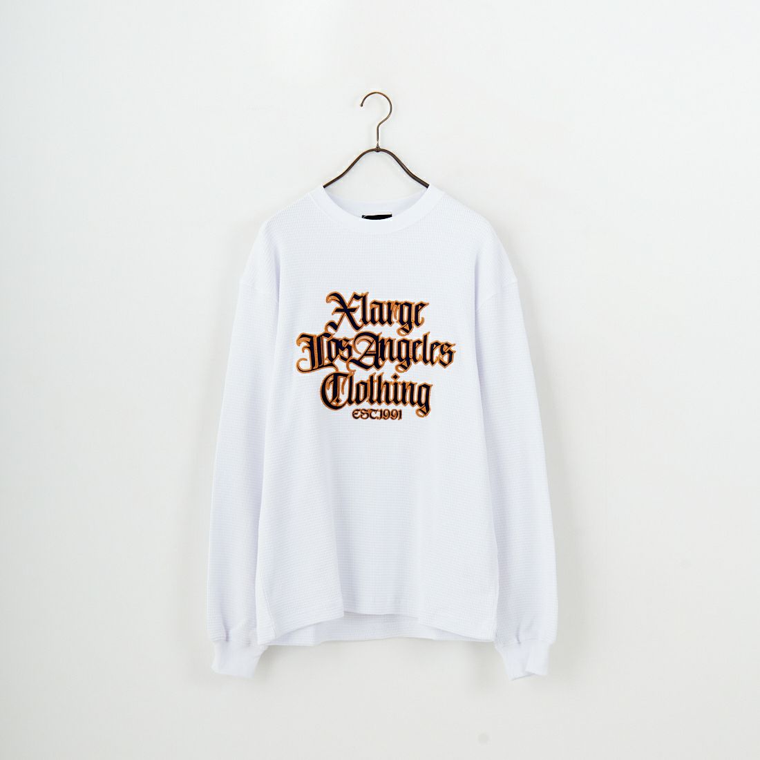 XLARGE [エクストララージ] オールドイングリッシュ サーマルロングスリーブTシャツ [101253013002]