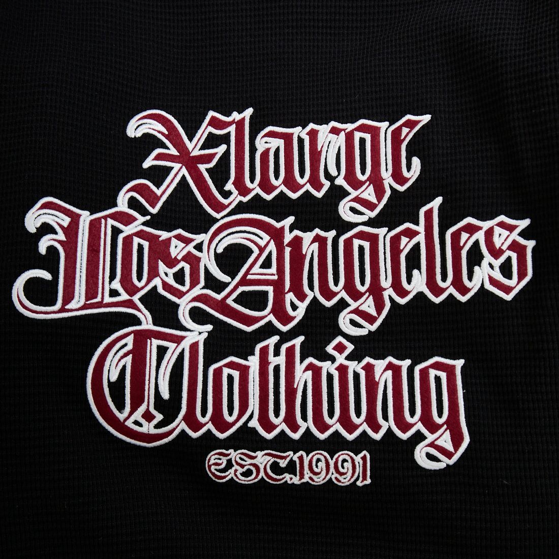 XLARGE [エクストララージ] オールドイングリッシュ サーマルロングスリーブTシャツ [101253013002]