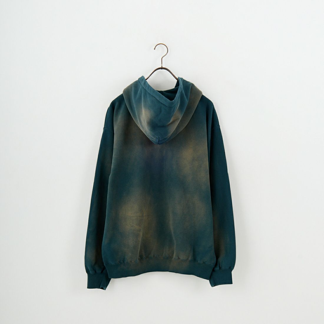 XLARGE [エクストララージ] ディスチャージプリンテッドOG ジップフーデッドスウェット [101253012005] GREEN