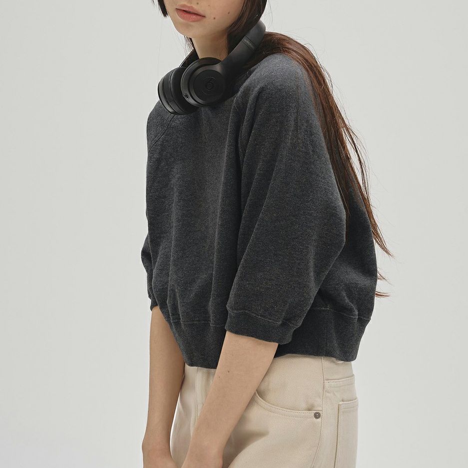 TODAYFUL [トゥデイフル] ハーフスリーブ スウェットプルオーバー [12520607] C.GRY