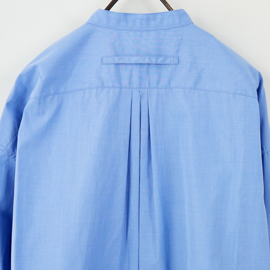 TICCA [ティッカ] ノーカラービブヨークシャツ [TBEA-102] BLUE