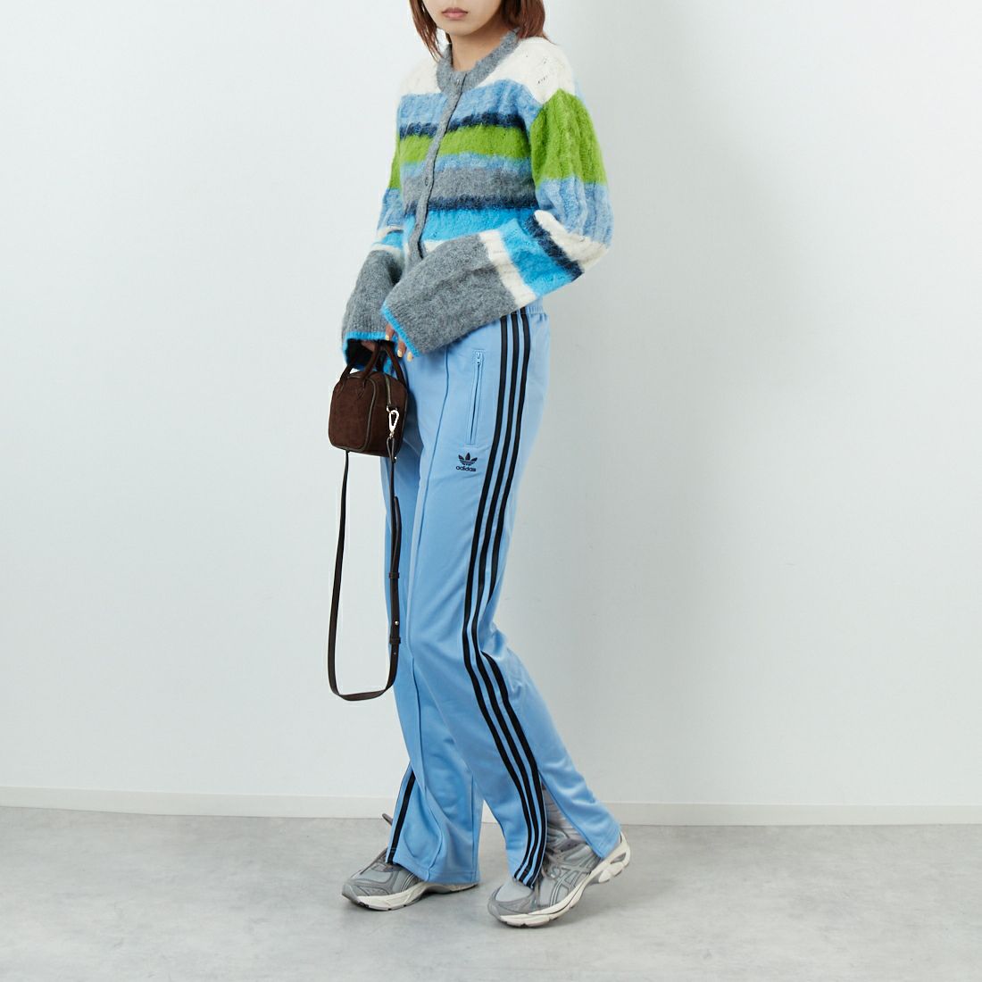 adidas Originals [アディダス オリジナルス] ファイヤーバード トラックパンツ [HAJ86] JY2676 &&モデル身長：167cm 着用サイズ：M&&