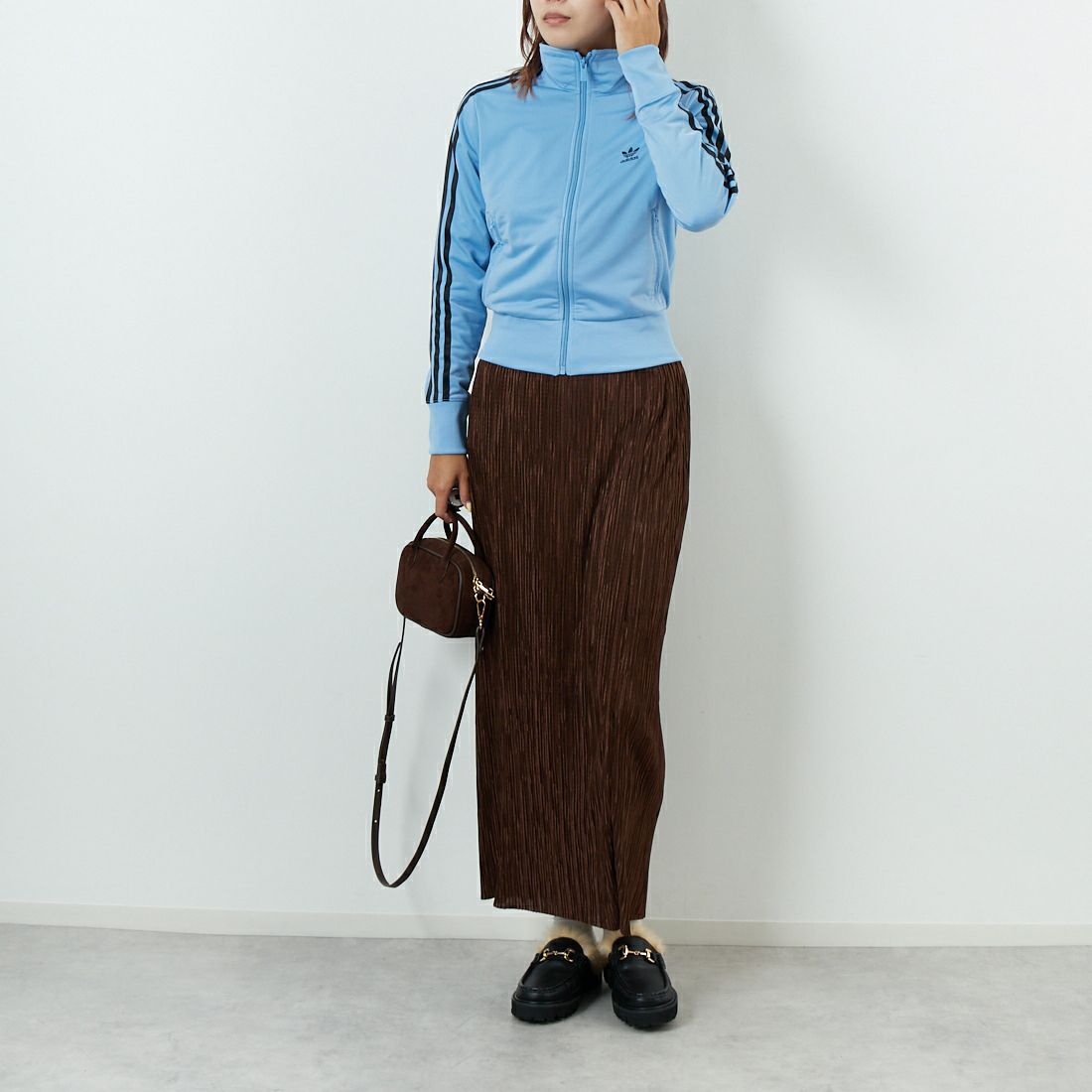 adidas Originals [アディダス オリジナルス] ファイヤーバード トラックトップ [HAJ87] JX7869 &&モデル身長：167cm 着用サイズ：M&&