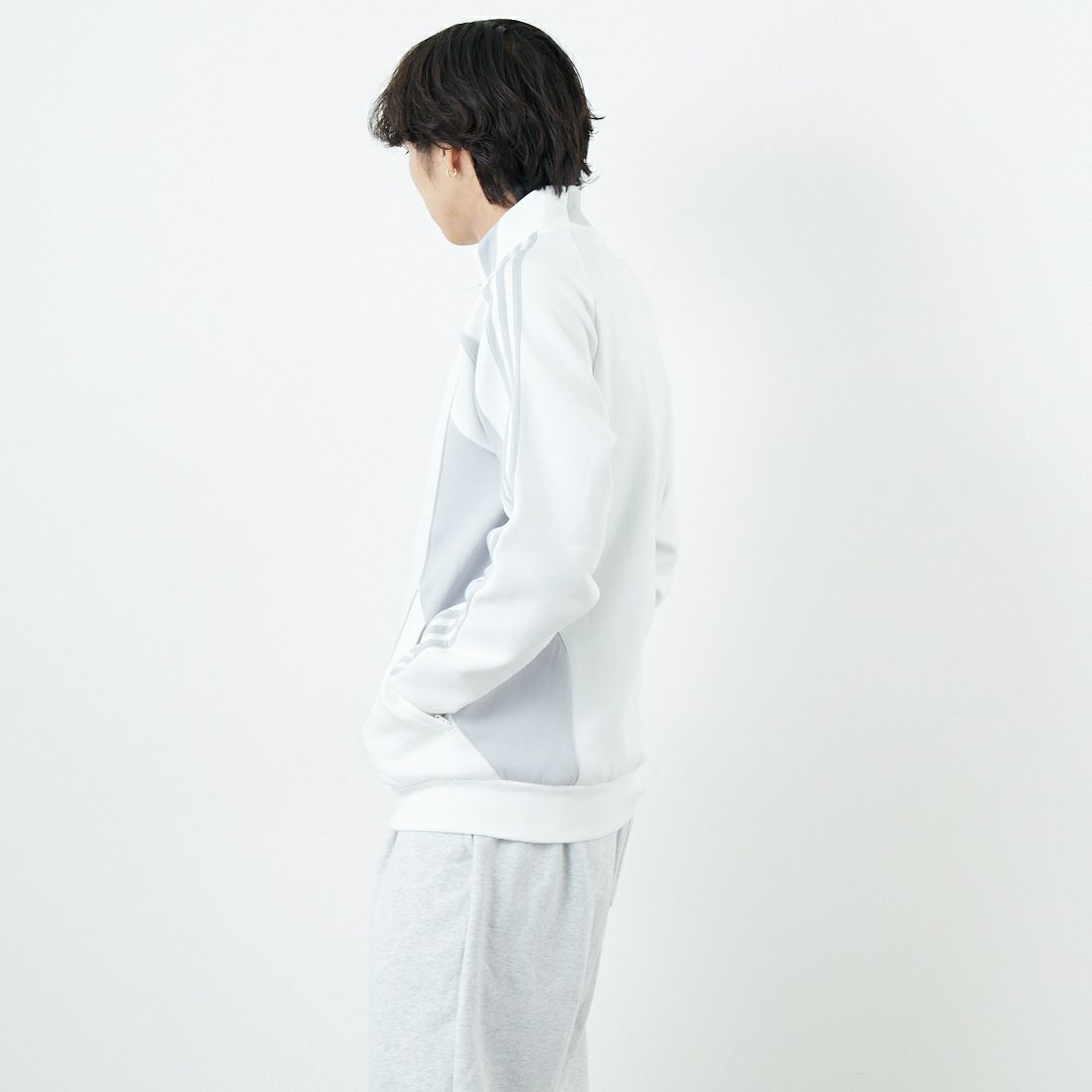 adidas Originals [アディダス オリジナルス] レアル･マドリード URBAN PURISTトラックトップ [KKW88] JN3069 &&モデル身長：179cm 着用サイズ：L&&