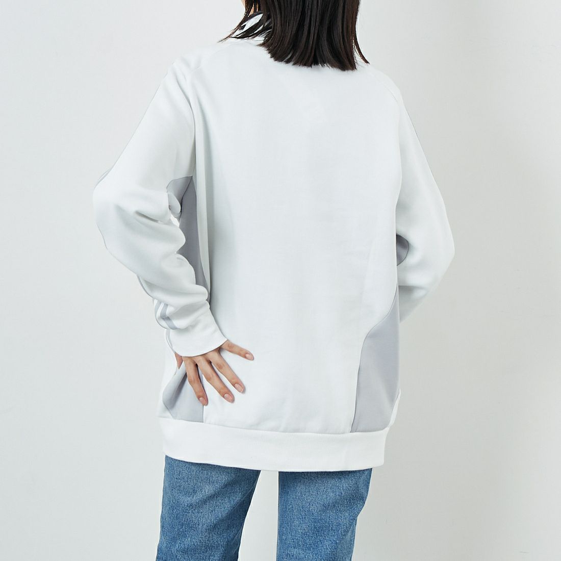 adidas Originals [アディダス オリジナルス] レアル･マドリード URBAN PURISTトラックトップ [KKW88] JN3069 &&モデル身長：162cm 着用サイズ：M&&