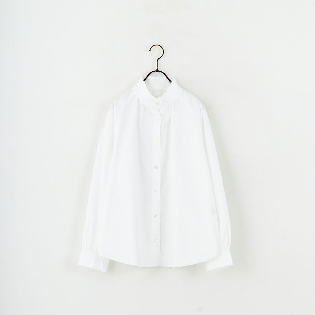 Commencement [コメンスメント] スタンドシャツ [C-314] WHITE