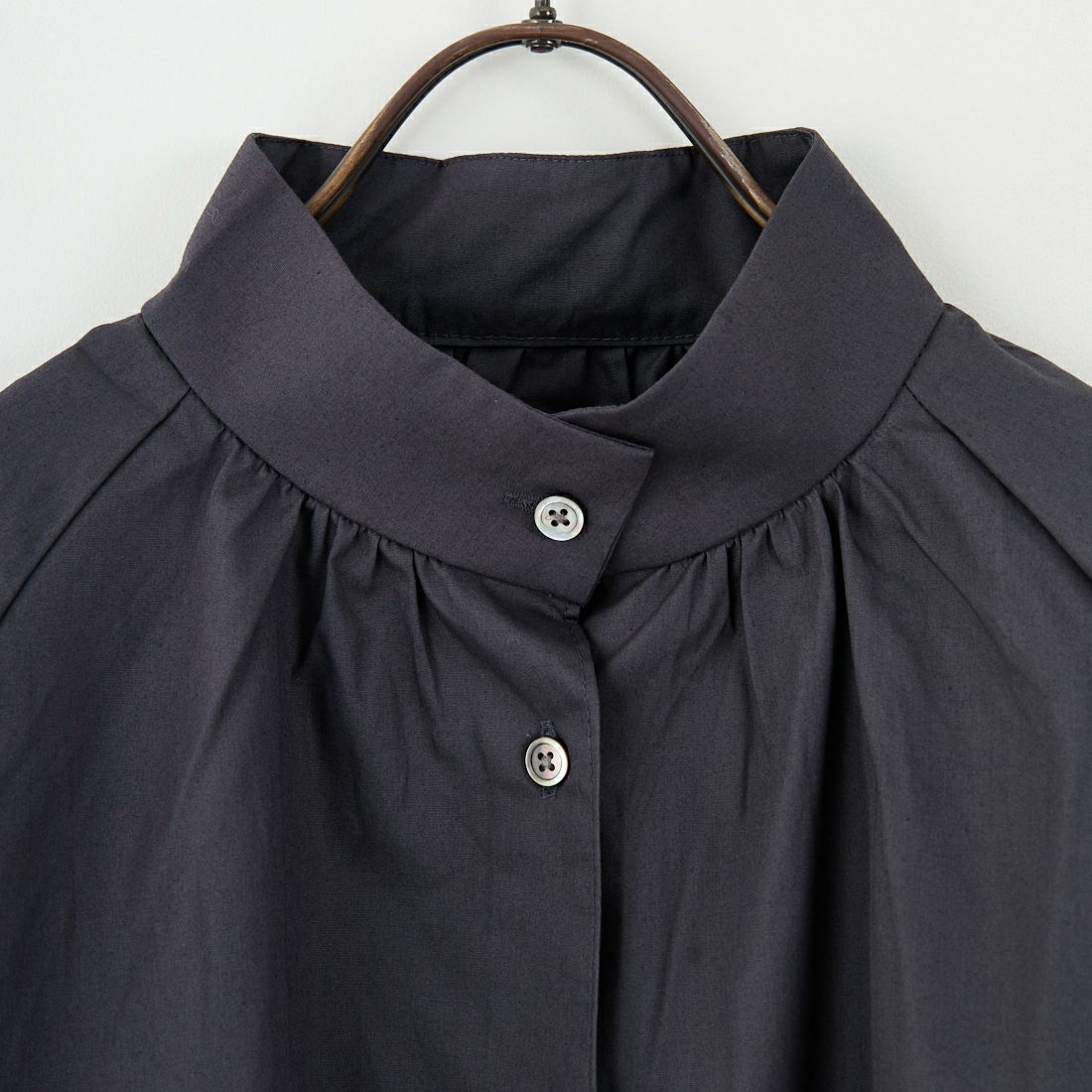 Commencement [コメンスメント] スタンドシャツ [C-314] CHARCOAL