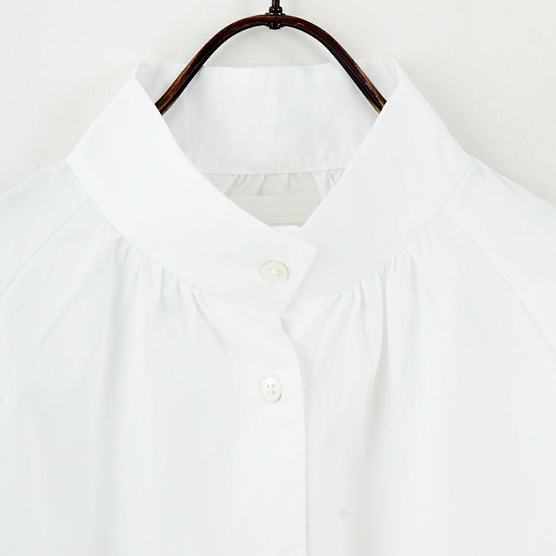 Commencement [コメンスメント] スタンドシャツ [C-314] WHITE