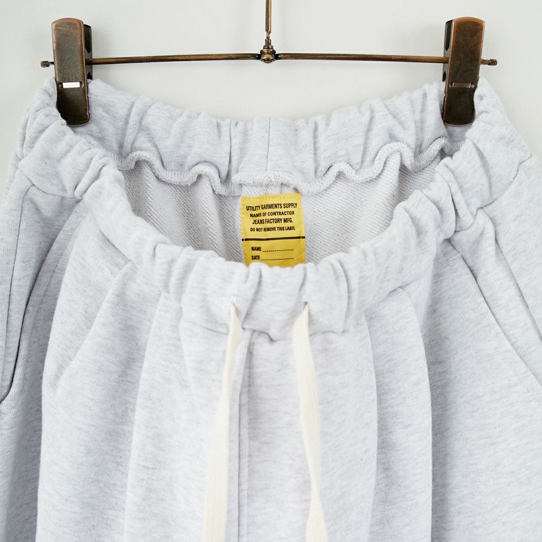 Jeans Factory Clothes [ジーンズファクトリークローズ] ピグメント ヘビー裏毛 バレル スウェットパンツ [2523-466IN] ASH