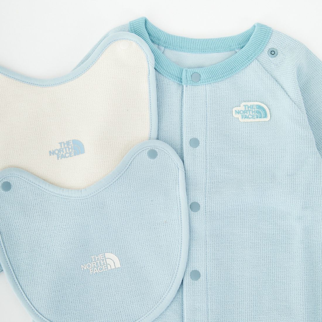 THE NORTH FACE [ザ ノースフェイス] ロングスリーブロンパース＆2Pビブ [NTB82402] ST