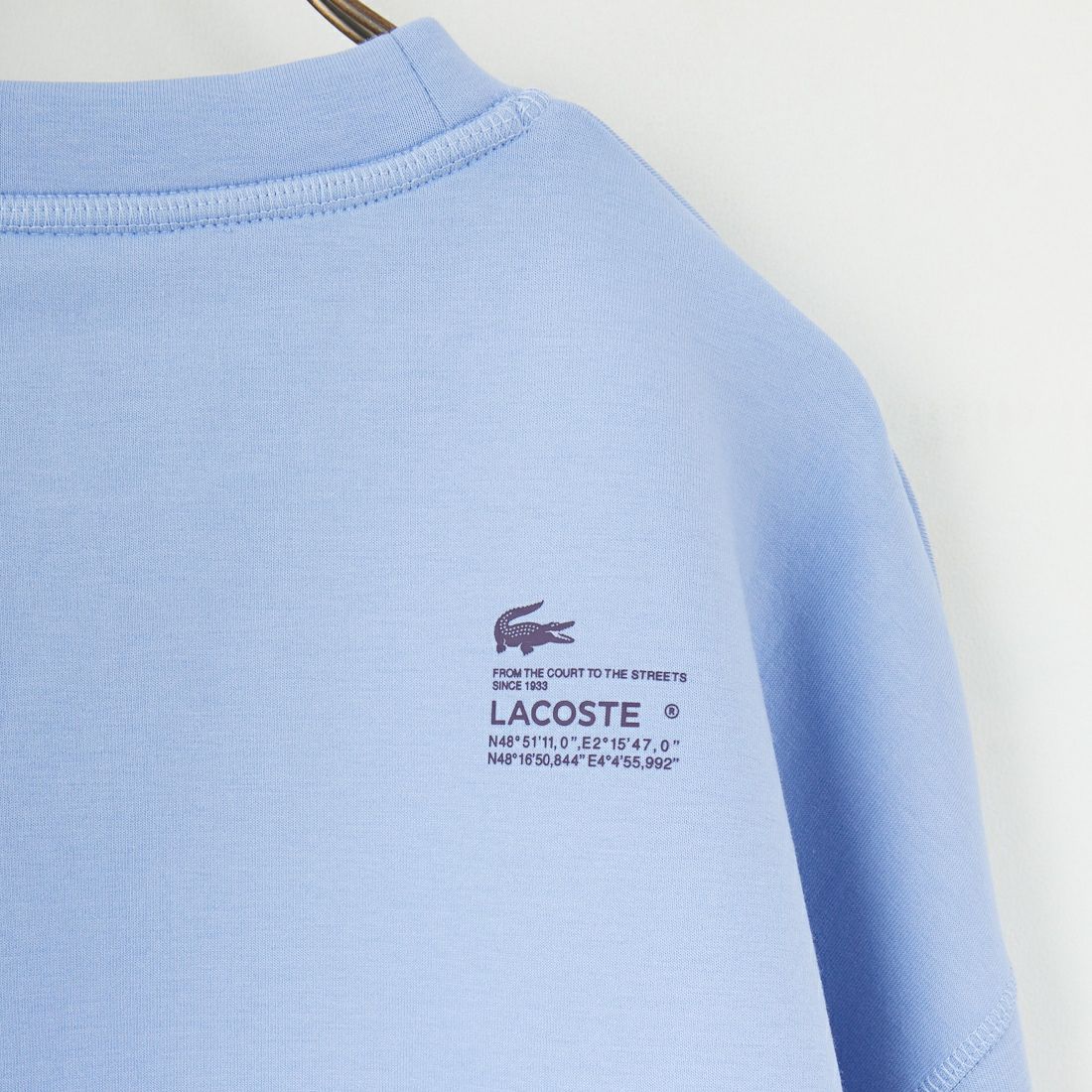 LACOSTE [ラコステ] オーバーサイズクルーネックスウェット [SF5614] 5QD DELPHI