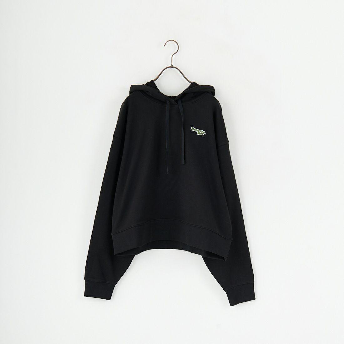 LACOSTE [ラコステ] ロゴパッチスウェットフーディ [SF7607] 031 BLACK