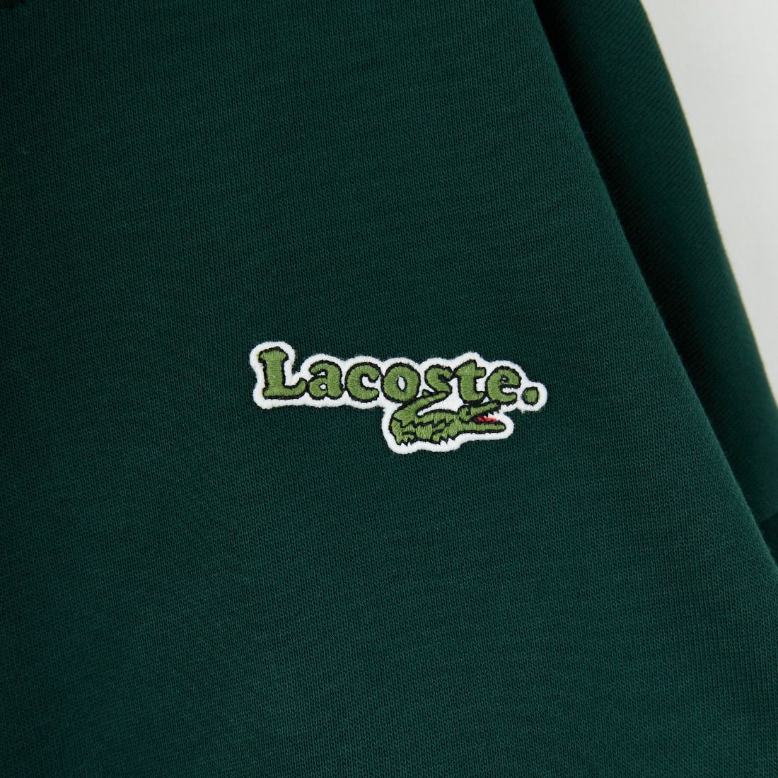 LACOSTE [ラコステ] ロゴパッチスウェットフーディ [SF7607] YZP SINOPL