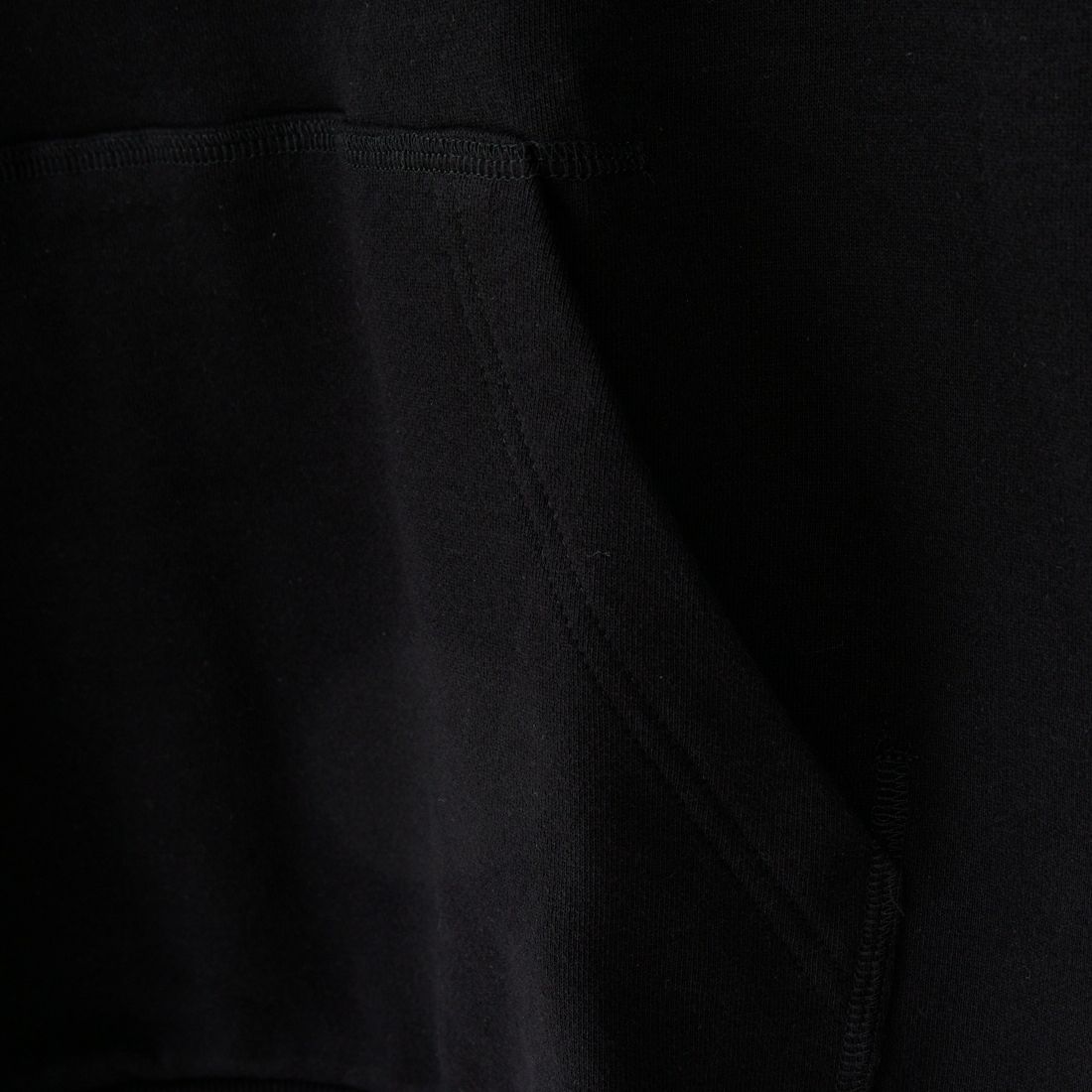 1PIU1UGUALE3 RELAX [ウノ ピゥ ウノ ウグァーレ トレ] グラデーションラインストーン スウェットパーカー [USO-25155] SN90 BLACK