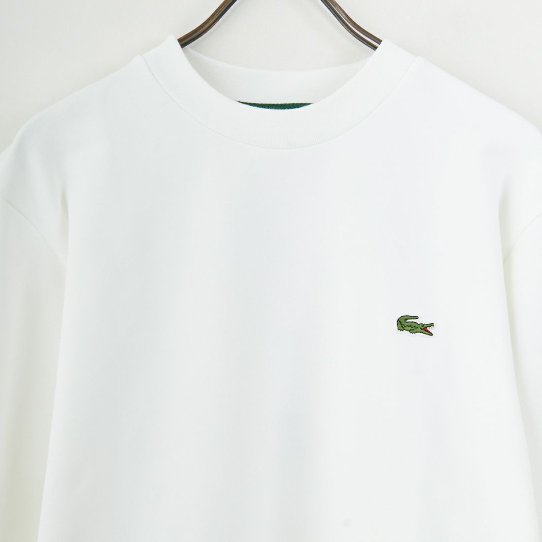 LACOSTE [ラコステ] エッセンシャルクルーネックスウェット [SH9801] 001 WHITE