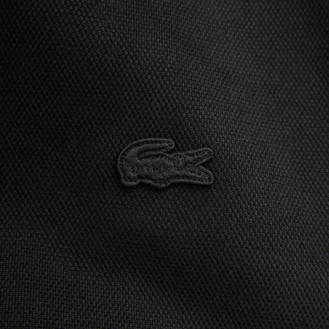 LACOSTE [ラコステ] 鹿の子ニットワントーンクルーネック [SH9359] 031 BLACK