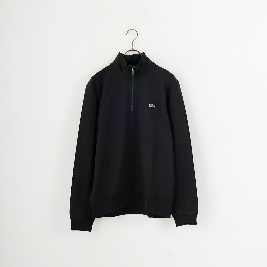 LACOSTE [ラコステ] ハイネックハーフジップスウェット [SH9774] 031 BLACK