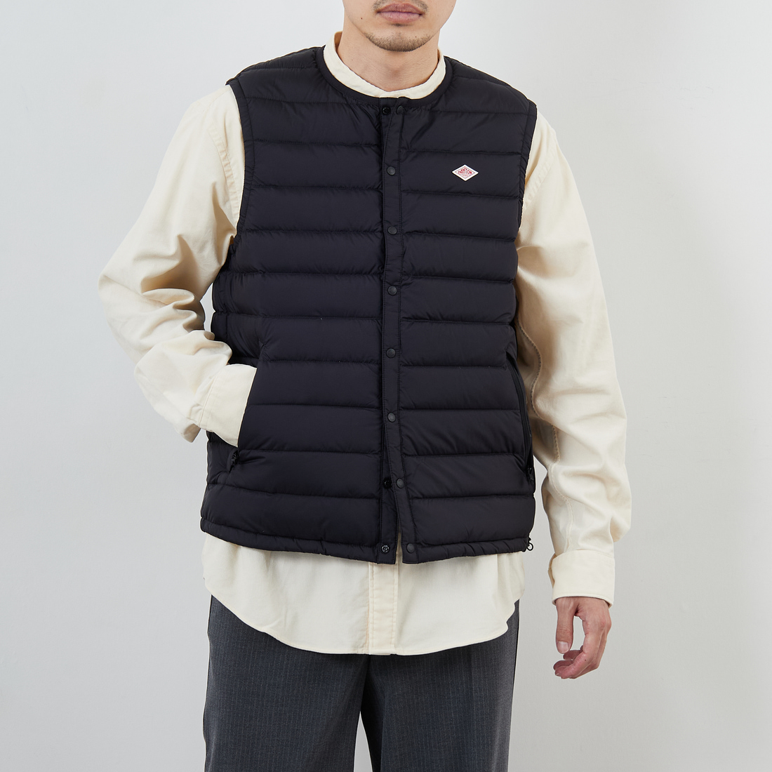 BLACK&&モデル身長：168cm 着用サイズ：M&&