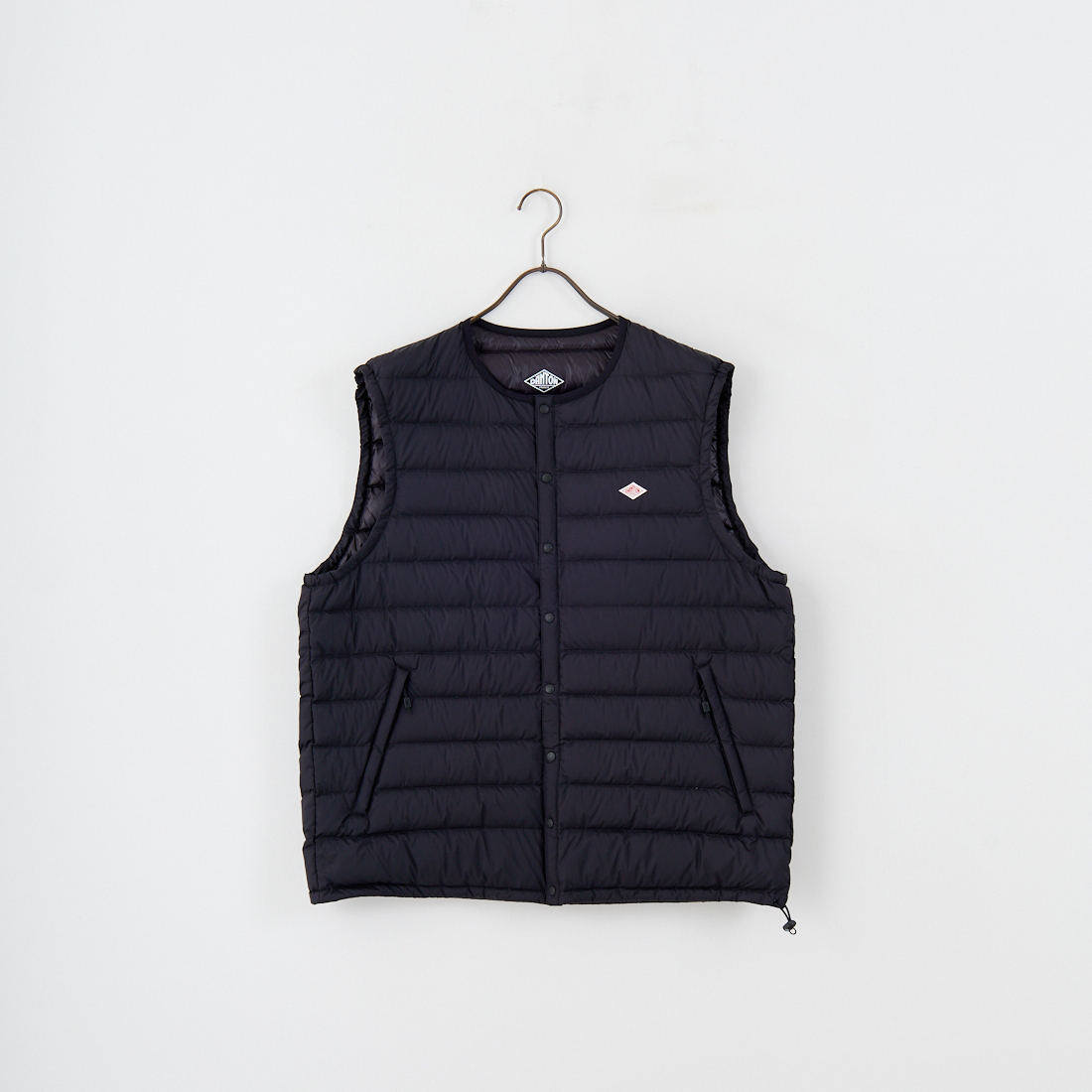 DANTON [ダントン] インナーダウン クルーネックベスト [DT-A0026RRT] BLACK