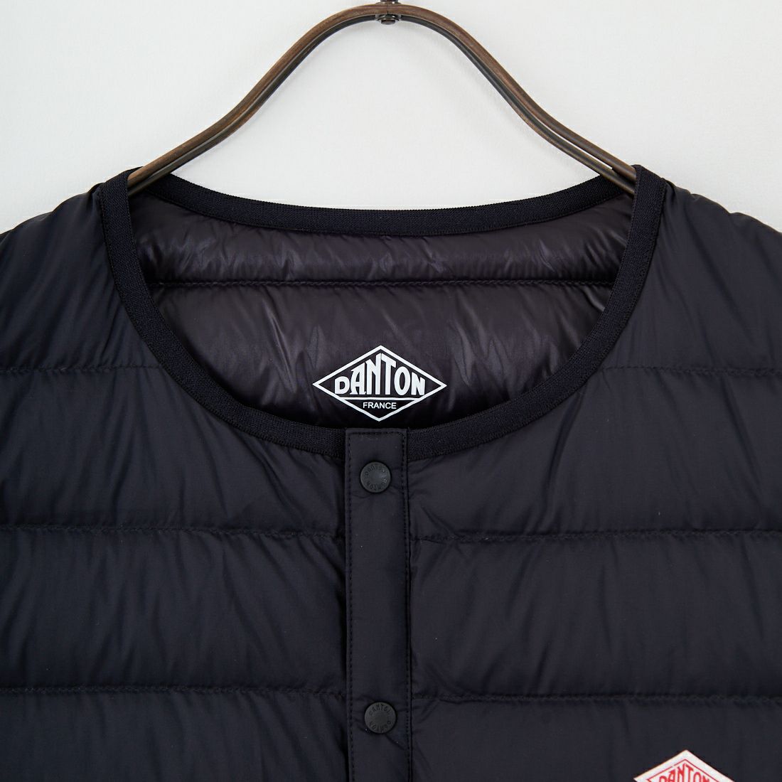 DANTON [ダントン] インナーダウン クルーネックベスト [DT-A0026RRT] BLACK