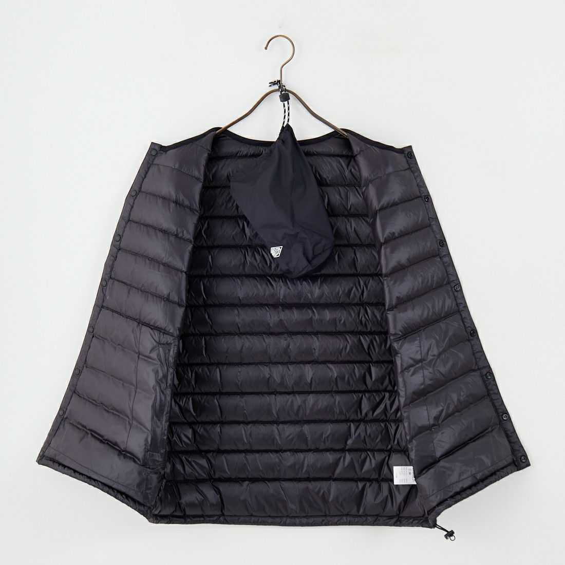 DANTON [ダントン] インナーダウン クルーネックベスト [DT-A0026RRT] BLACK