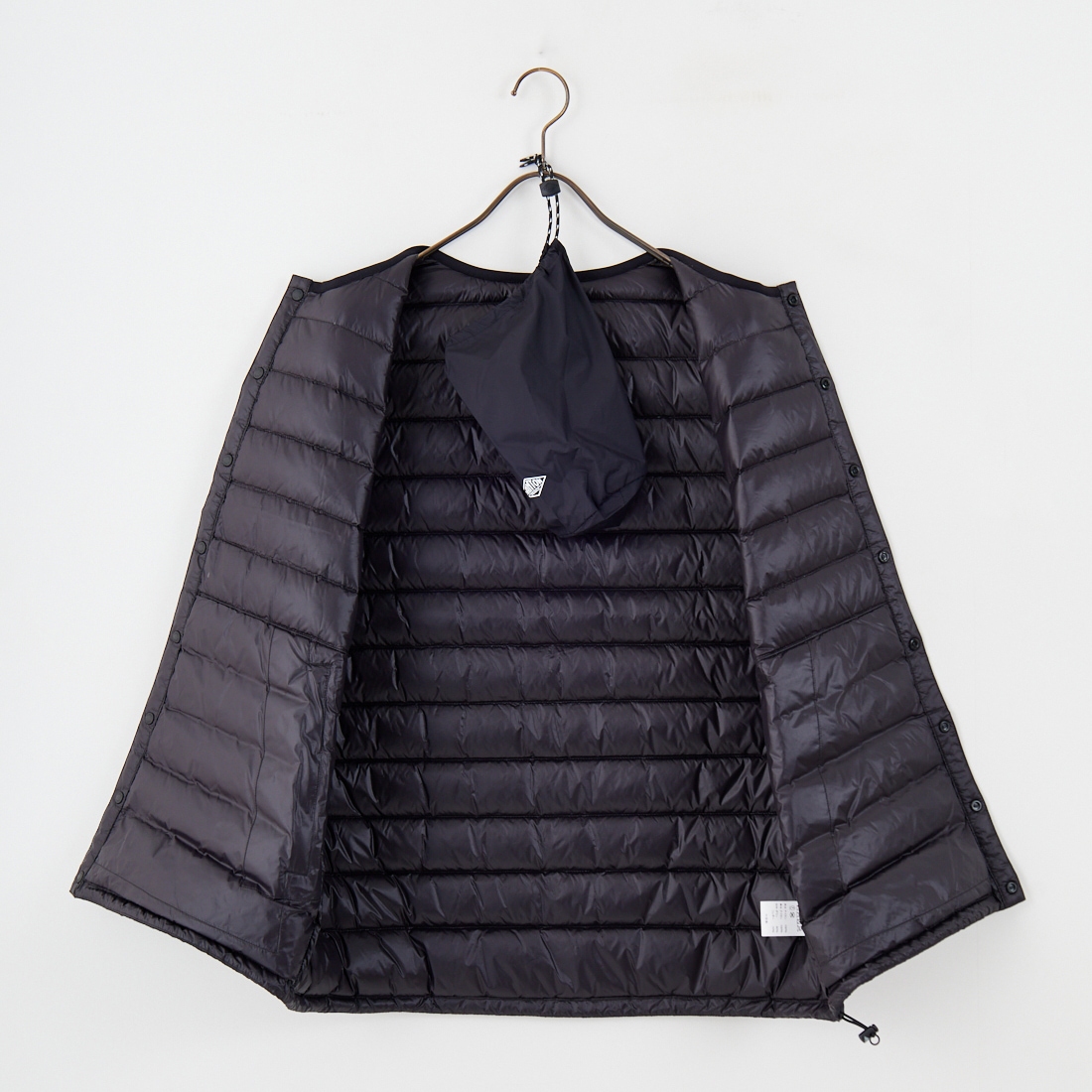 DANTON [ダントン] インナーダウン クルーネックベスト [DT-A0026RRT] BLACK