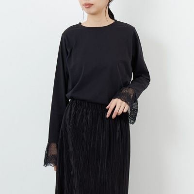 09 BLACK&&モデル身長：162cm 着用サイズ：F&&