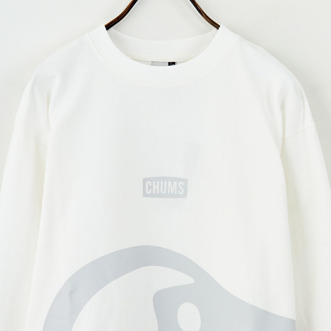 CHUMS [チャムス] ビッグブービー ブラッシュドロングスリーブTシャツ [CH11-2663] W001 WHITE