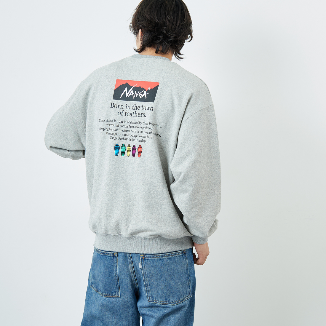 GRAY&&モデル身長：179cm 着用サイズ：L&&