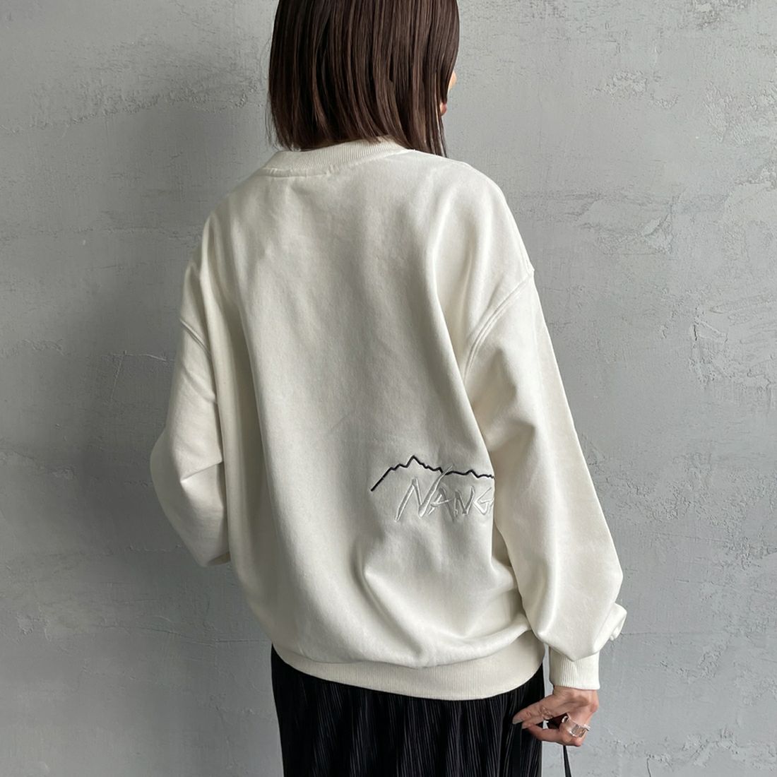 WHITE&&モデル身長：159cm 着用サイズ：S&&