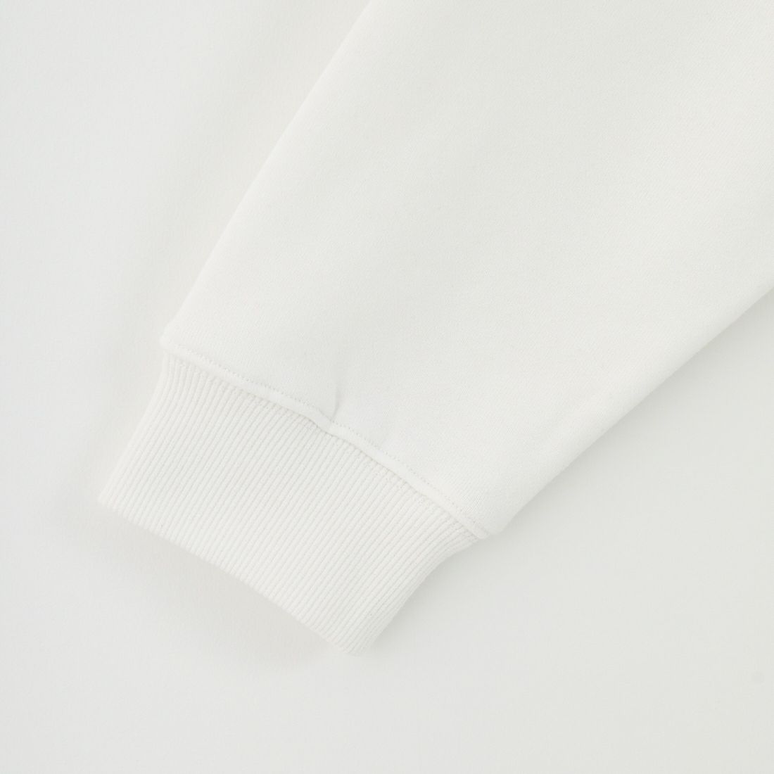 JEANSFACTORY × NANGA [ジーンズファクトリー × ナンガ] 別注 ワンポイント刺繍ロゴ ドローコードスウェット [NW2507-JF] WHITE