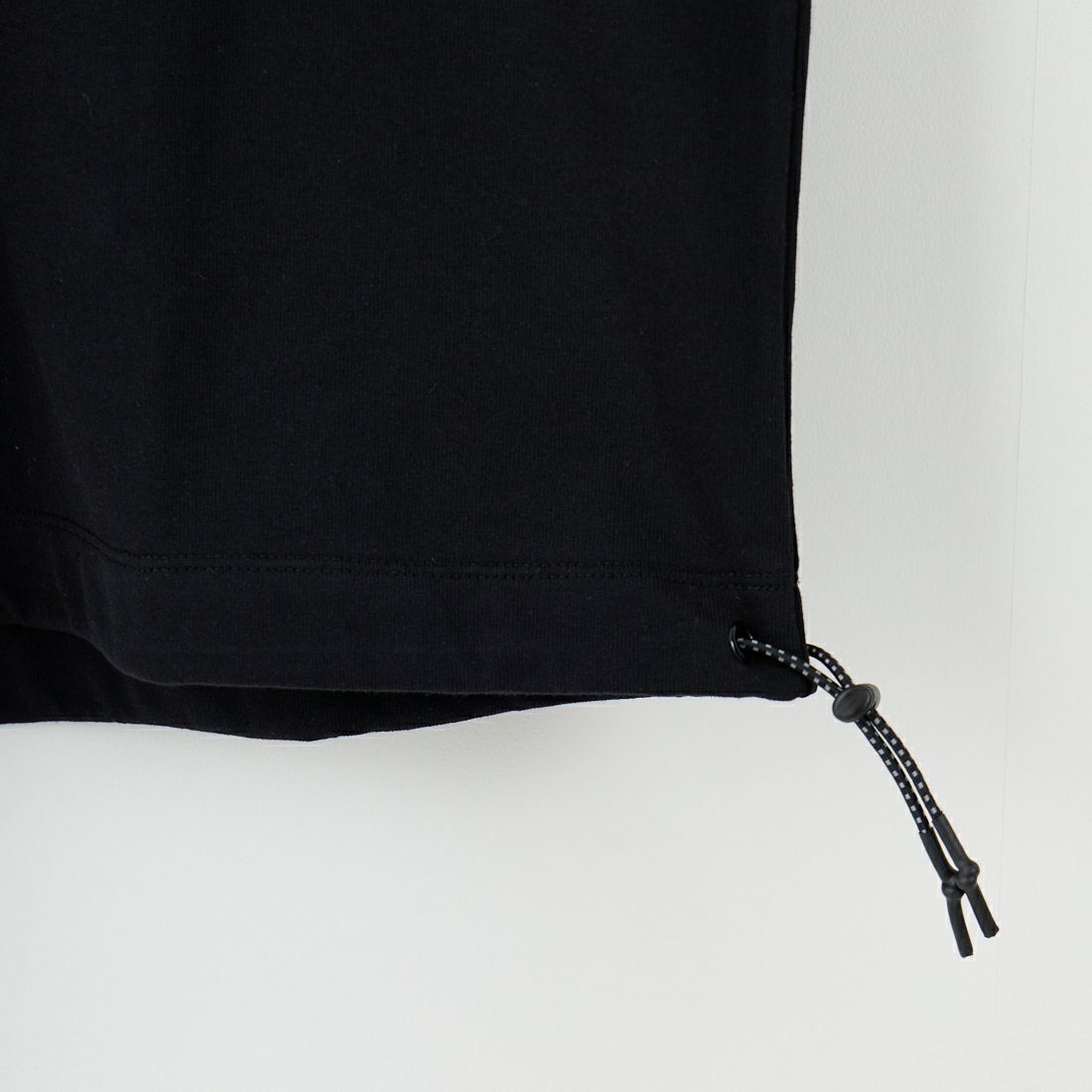 JEANSFACTORY × NANGA [ジーンズファクトリー × ナンガ] 別注 ドローコードポケット ロングスリーブTシャツ [NW2501-JF] BLACK