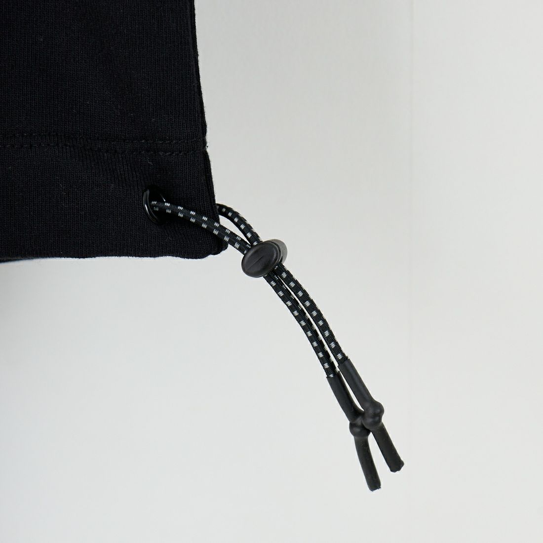 JEANSFACTORY × NANGA [ジーンズファクトリー × ナンガ] 別注 ドローコードポケット ロングスリーブTシャツ [NW2501-JF] BLACK