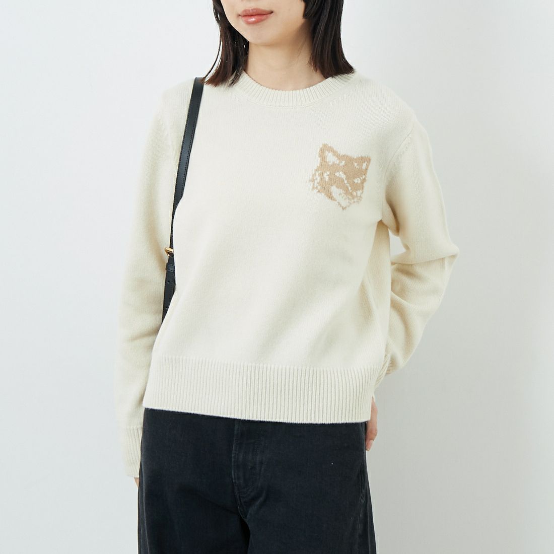 0395 ECRU/&&モデル身長：162cm 着用サイズ：S&&