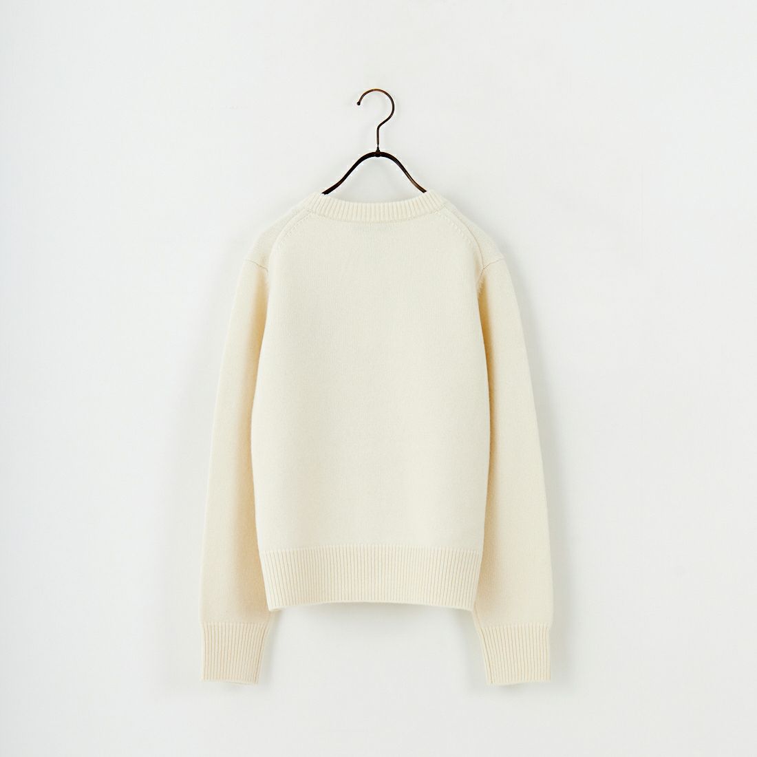 MAISON KITSUNE [メゾン キツネ] フォックスヘッド インターシャメリノジャンパー [NW00808KM0329] 0395 ECRU/