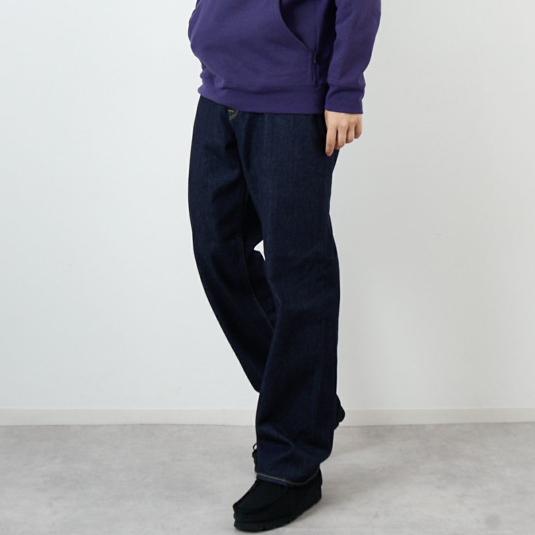 YANUK [ヤヌーク] PREMIUM2 クラシックストレート BEN/ベン [57253030] POW &&モデル身長：179cm 着用サイズ：34&&