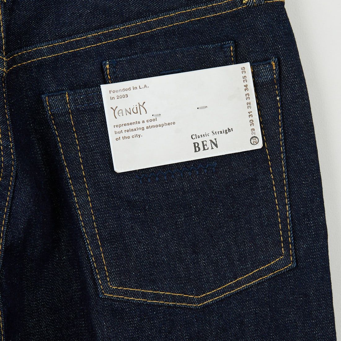 YANUK Classic Straight BEN デニム　29 未使用 MEN'S MELROSE｜《別注》【yanuk/ヤヌーク】BEN クラシック