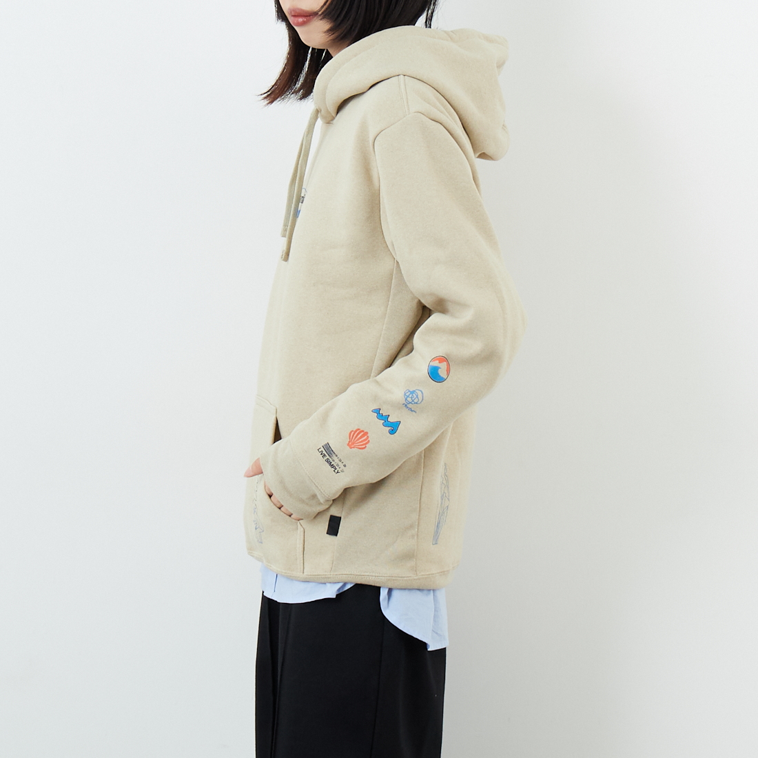 patagonia [パタゴニア] ロング ウェイ ラウンド アップライザル フーディ [39719] PUM &&モデル身長：162cm 着用サイズ：S&&