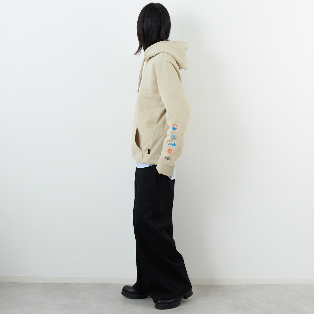 patagonia [パタゴニア] ロング ウェイ ラウンド アップライザル フーディ [39719] PUM &&モデル身長：162cm 着用サイズ：S&&