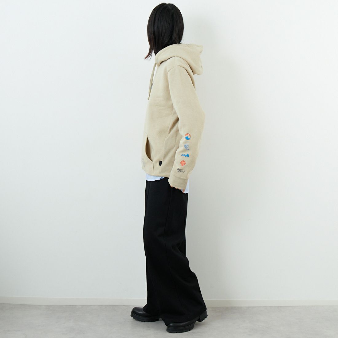 patagonia [パタゴニア] ロング ウェイ ラウンド アップライザル フーディ [39719] PUM &&モデル身長：162cm 着用サイズ：S&&