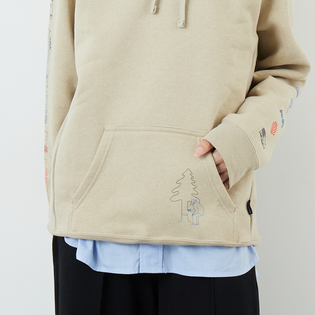 patagonia [パタゴニア] ロング ウェイ ラウンド アップライザル フーディ [39719] PUM &&モデル身長：162cm 着用サイズ：S&&