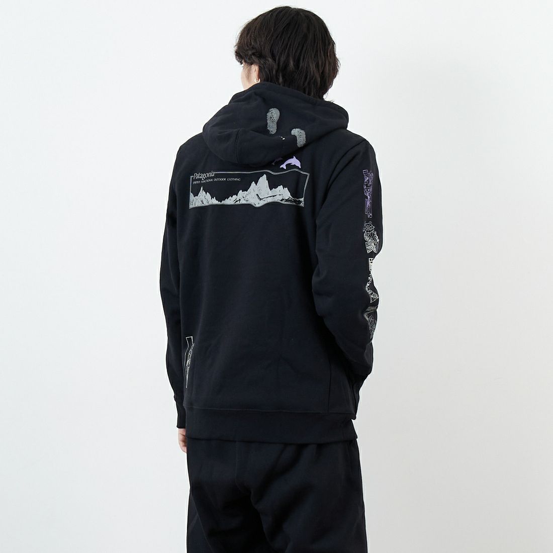 BLK&&モデル身長：179cm 着用サイズ：M&&