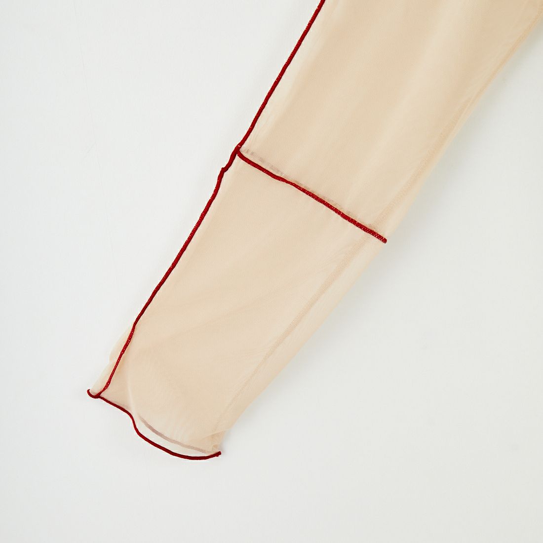 Jf Ready Made [ジェイエフレディメイド] 配色メロウトップス [980-24000] ｸﾞﾚｰｼﾞｭ/ﾚｯ