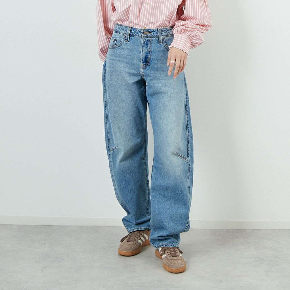 02 EASY DA&&モデル身長：162cm 着用サイズ：25&&