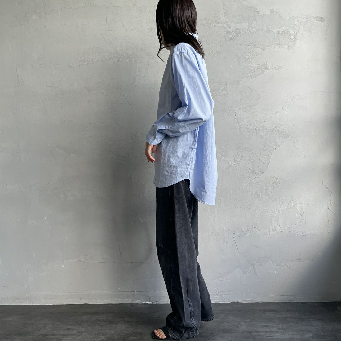LEVI'S [リーバイス] バギーダッドバレルジーンズ [0039A-00] 00 REBEL E &&モデル身長：160cm 着用サイズ：25&&