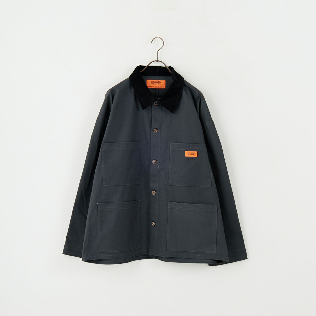 UNIVERSAL OVERALL [ユニバーサルオーバーオール] 別注 カバーオールジャケット [U2533225IN-JF] CHARCOAL