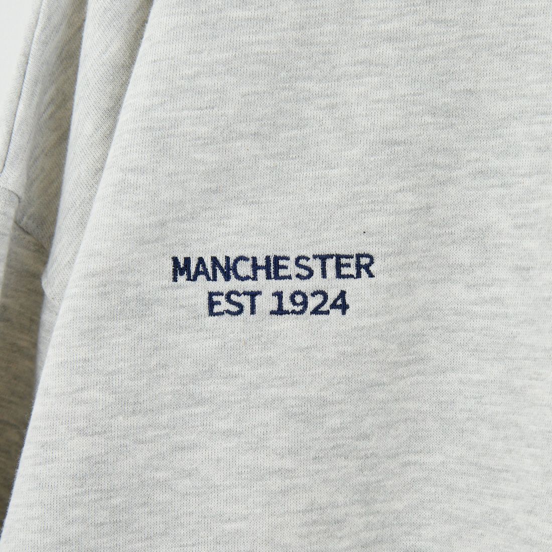 UMBRO [アンブロ] 別注 ワンポイント刺繍ロゴ クルーネックスウェット [KBT126-NK-PO1-KM-JF] GRAY